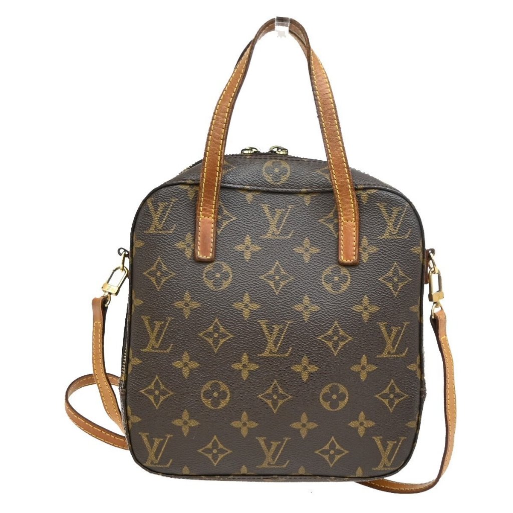 Louis Vuitton Spontini 2way Shoulder Hand Bag Monogram Leather